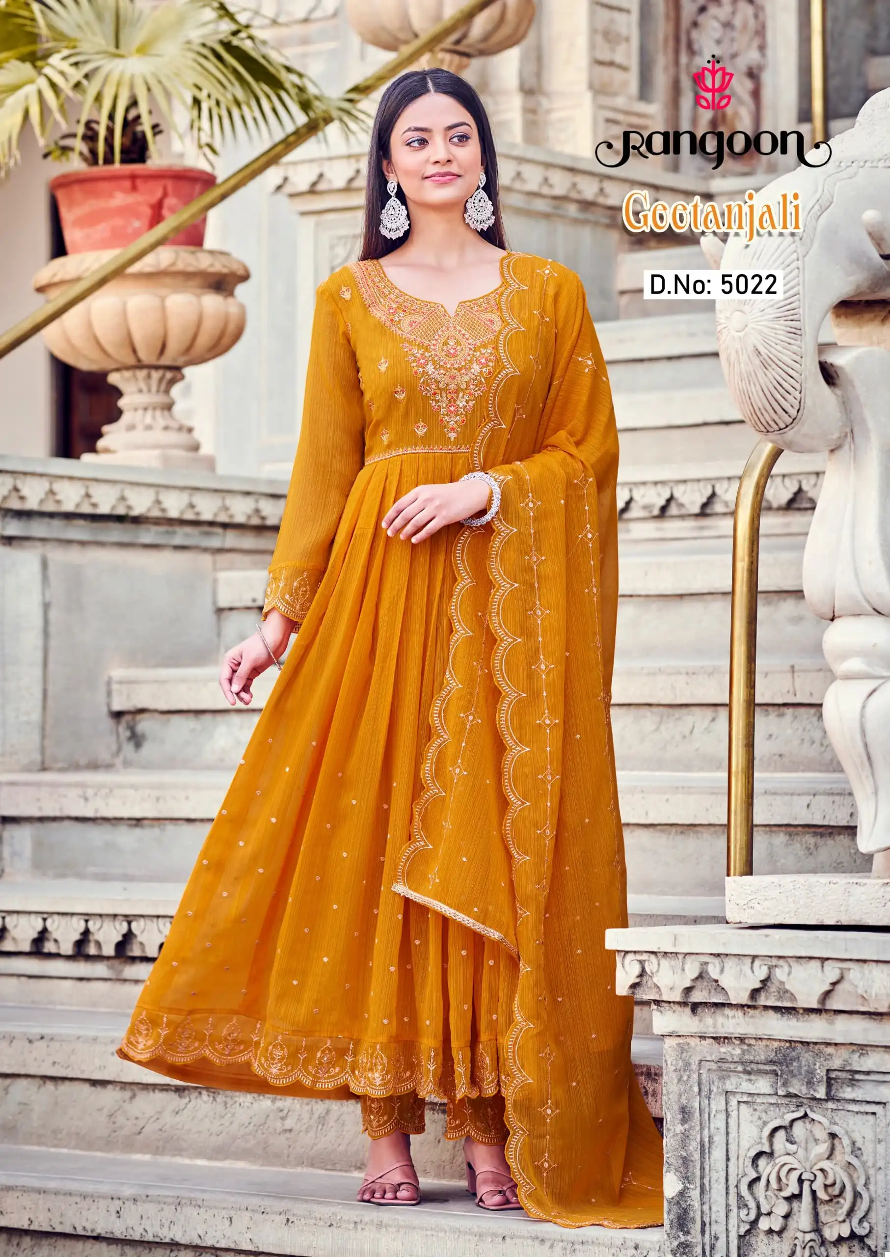 Rangoon Geetanjali Silk Wholesale Readymade Salwar Suit Catalog - Image 3
