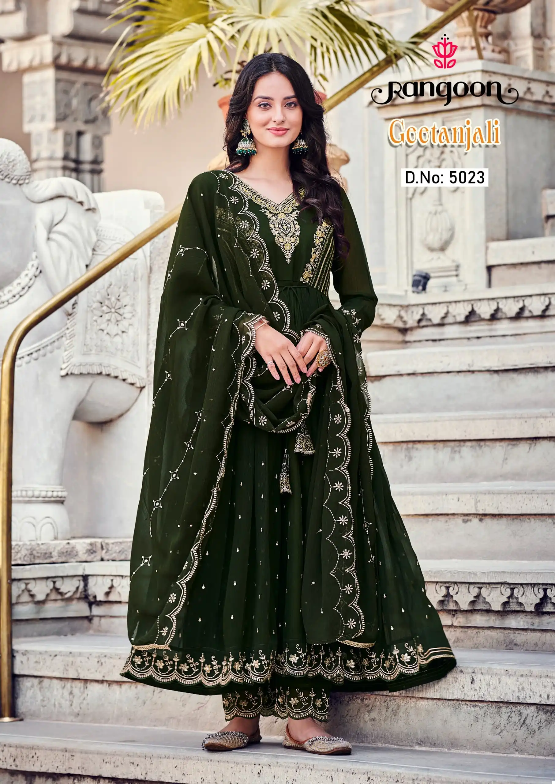 Rangoon Geetanjali Silk Wholesale Readymade Salwar Suit Catalog - Image 6