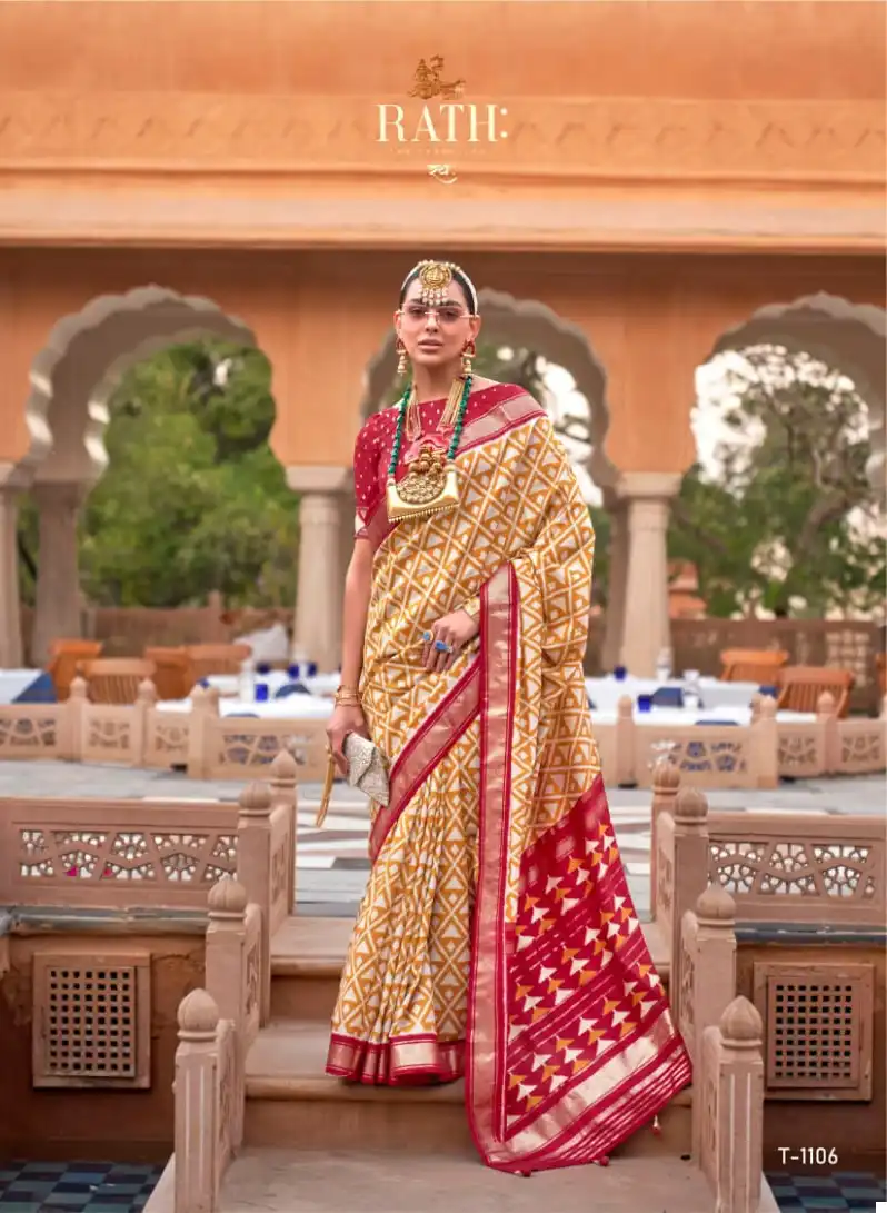 Rath Aarambh Soft Cotton Silk Wholesale Fancy Sarees Catalog - Image 9