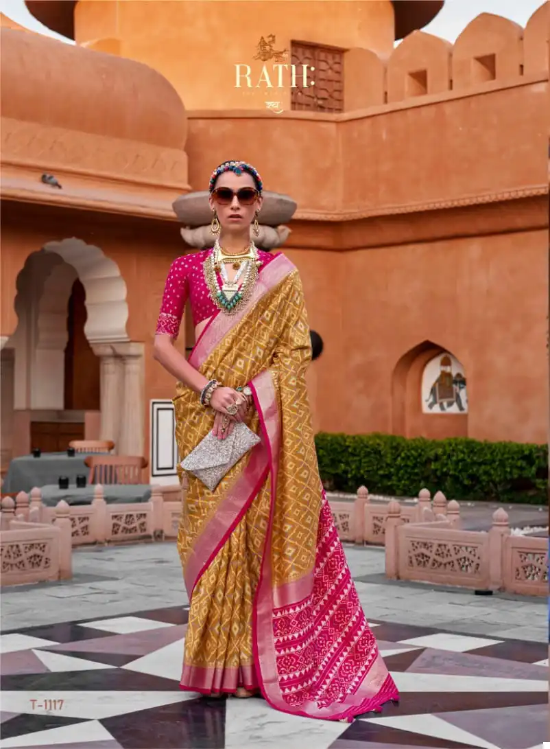 Rath Aarambh Soft Cotton Silk Wholesale Fancy Sarees Catalog - Image 7