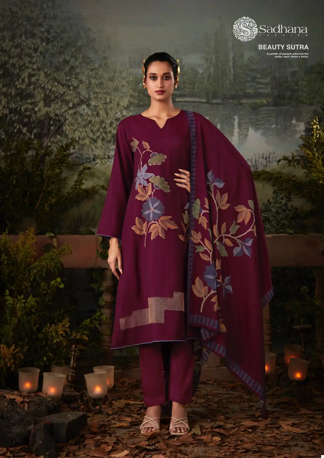 Sadhana Fashion Kasturi Pure Viscose Musline Wholesale Fancy Salwar Suit Catalog - Image 4