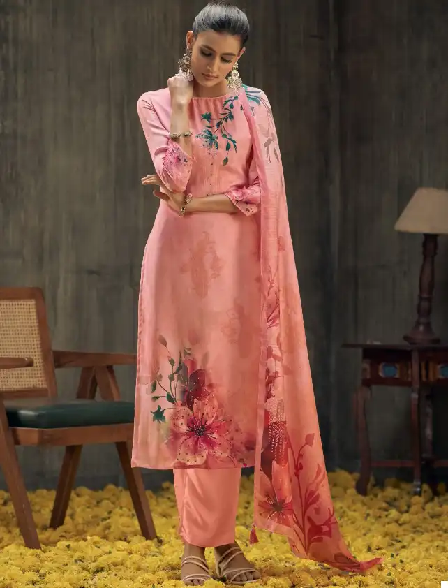 Sajida Samayra Pure Viscose Muslin Digital Print Wholesale Fancy Salwar Suit Catalog — Wholesale Salwar Suits, MPA wholesale from Surat — view 1