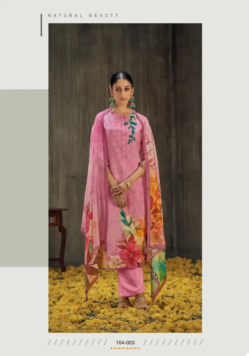 Sajida Samayra Pure Viscose Muslin Digital Print Wholesale Fancy Salwar Suit Catalog — Wholesale Salwar Suits, MPA wholesale from Surat - Gallery Image 6