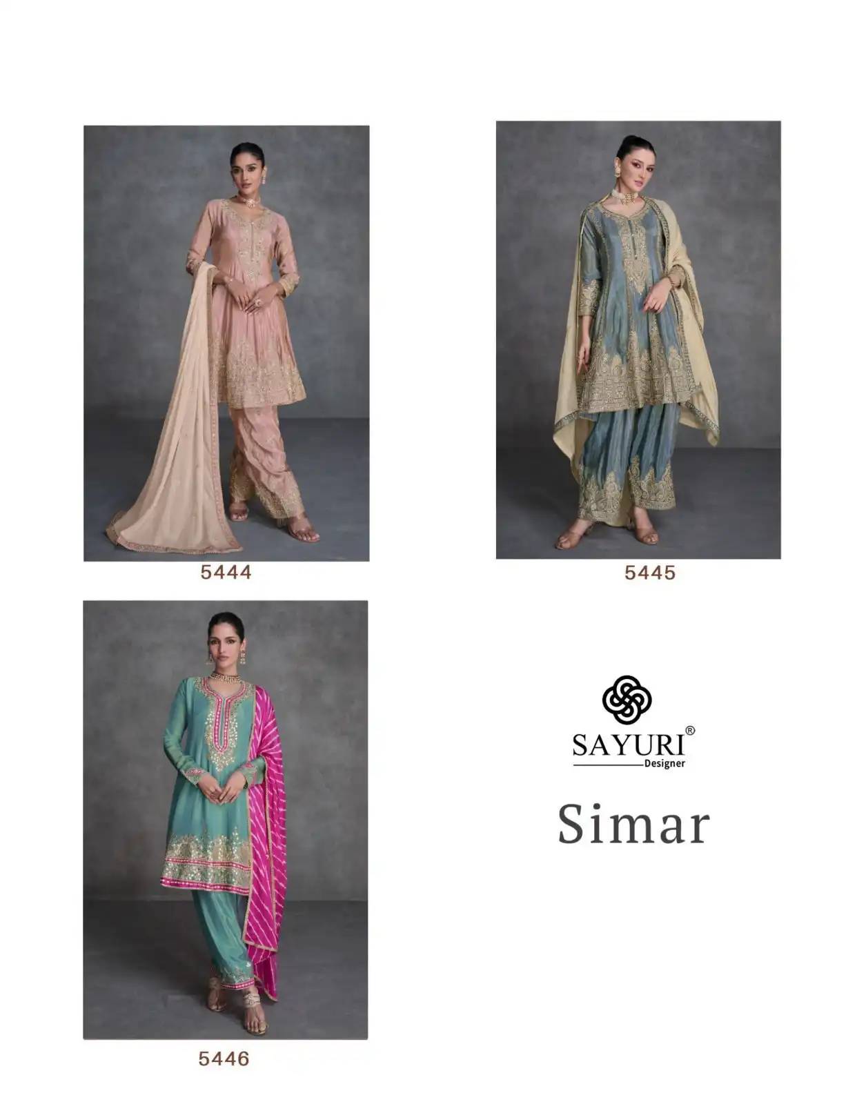 Sayuri Designer Simar Organza Silk Wholesale Designer Readymade Salwar Suit Catalog - Image 4