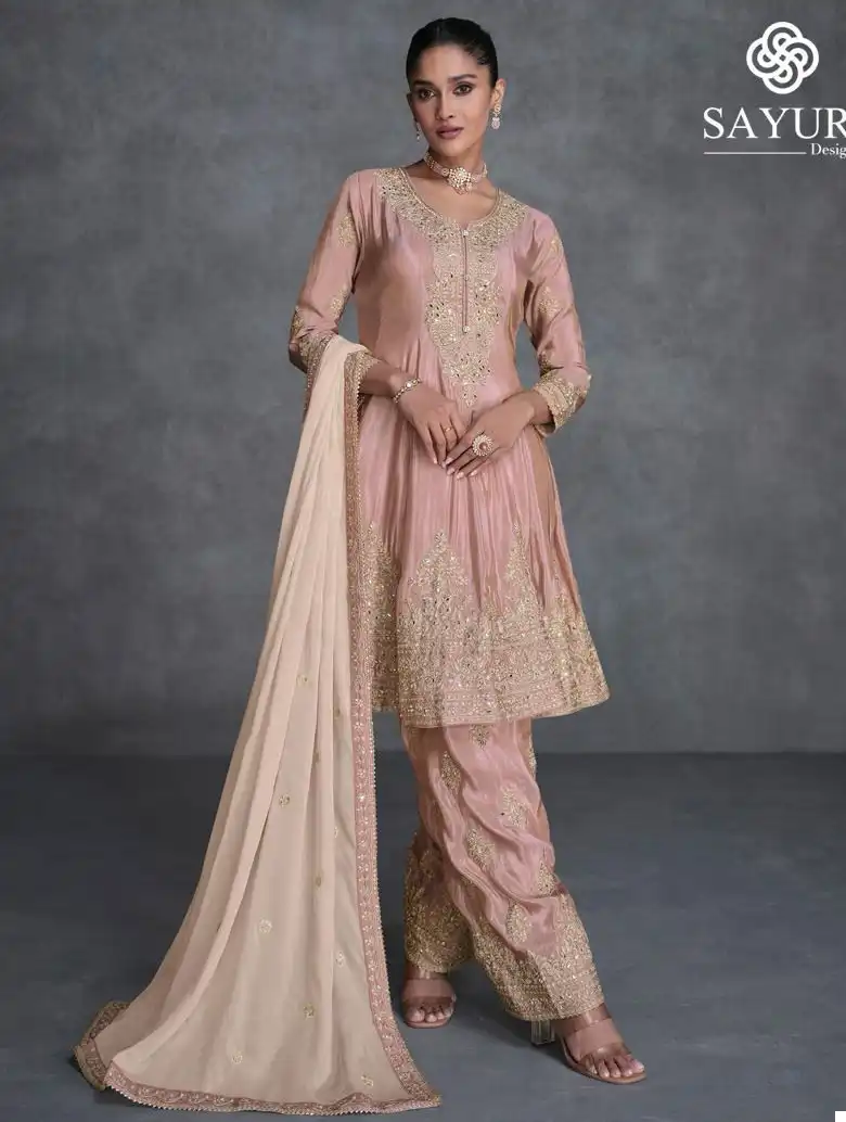 Sayuri Designer Simar Organza Silk Wholesale Designer Readymade Salwar Suit Catalog - Image 2