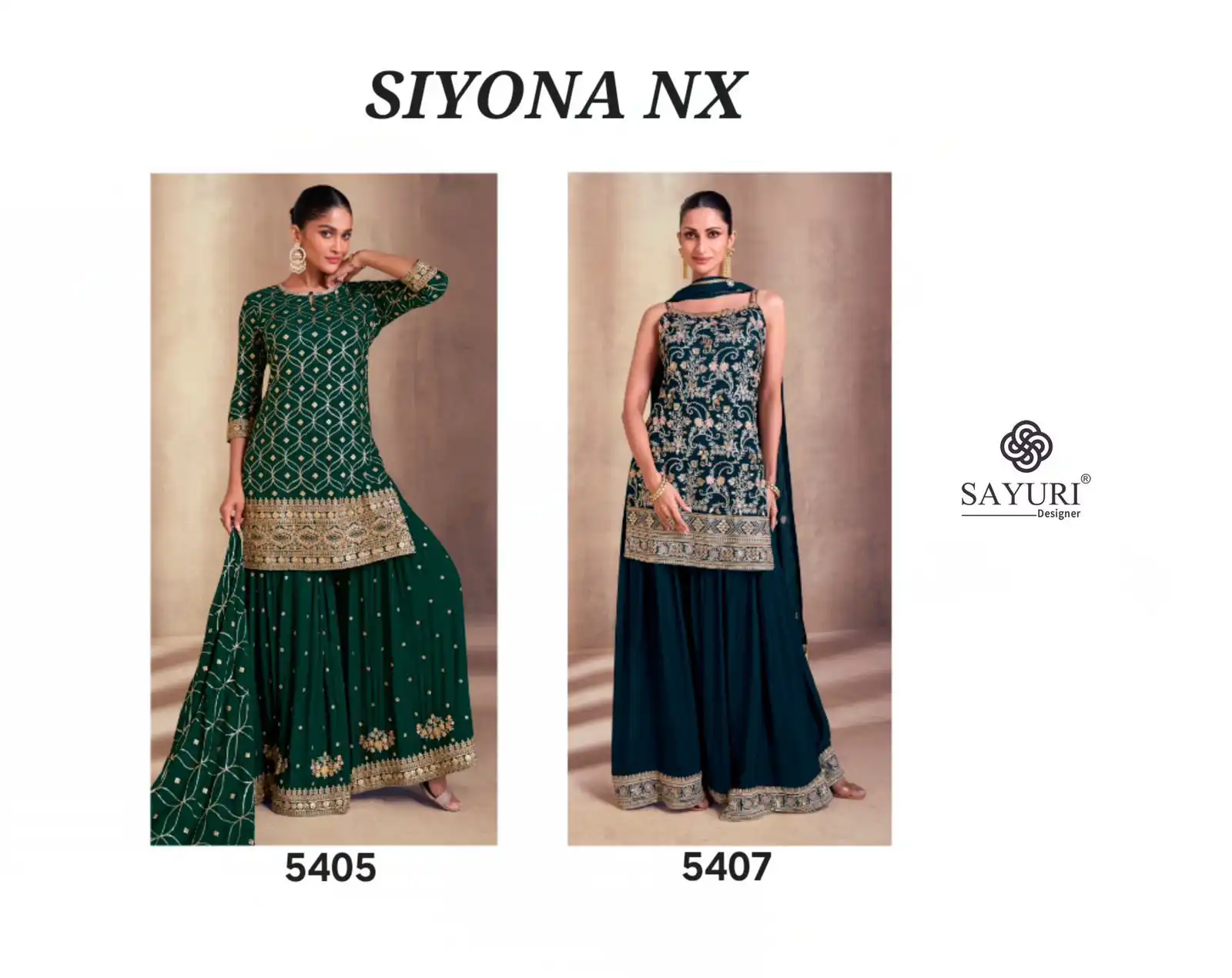 Sayuri Designer Siyona Real Chinon Silk Wholesale Designer Readymade Salwar Suit Catalog - Image 3