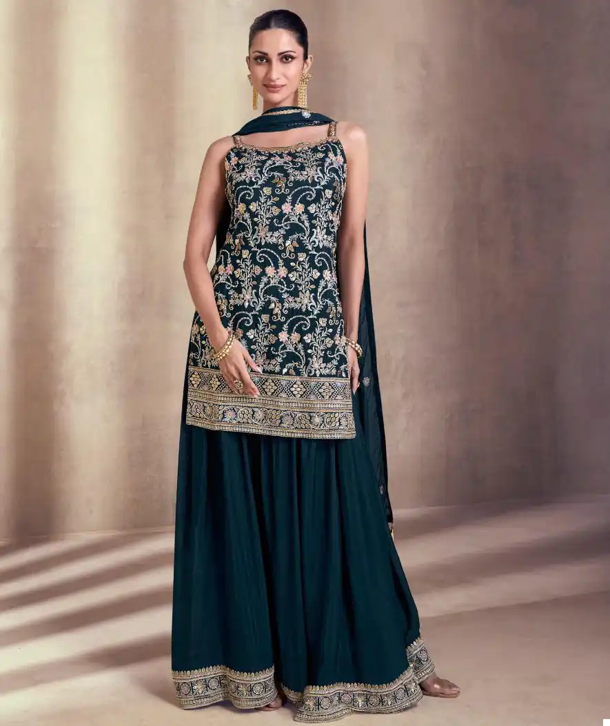 Sayuri Designer Siyona Real Chinon Silk Wholesale Designer Readymade Salwar Suit Catalog