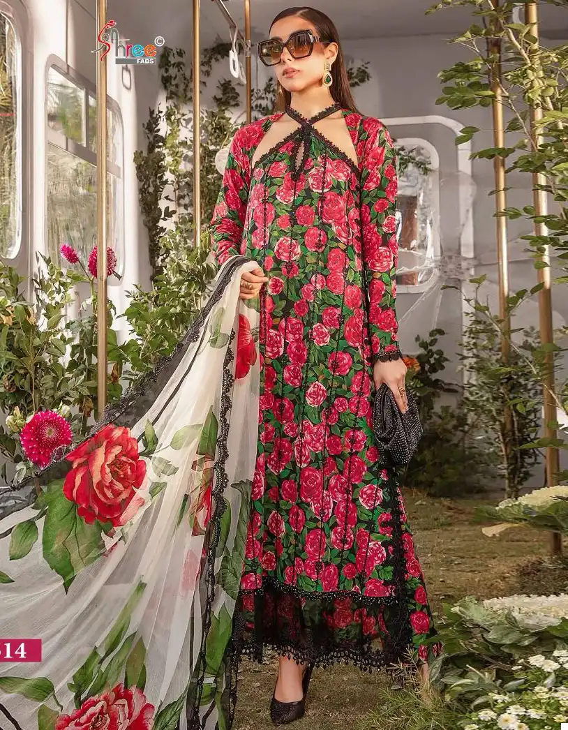 Shree Fab Maria B M Print Vol 16 Pure Cotton Print Wholesale Pakistani Salwar Suit Catalog