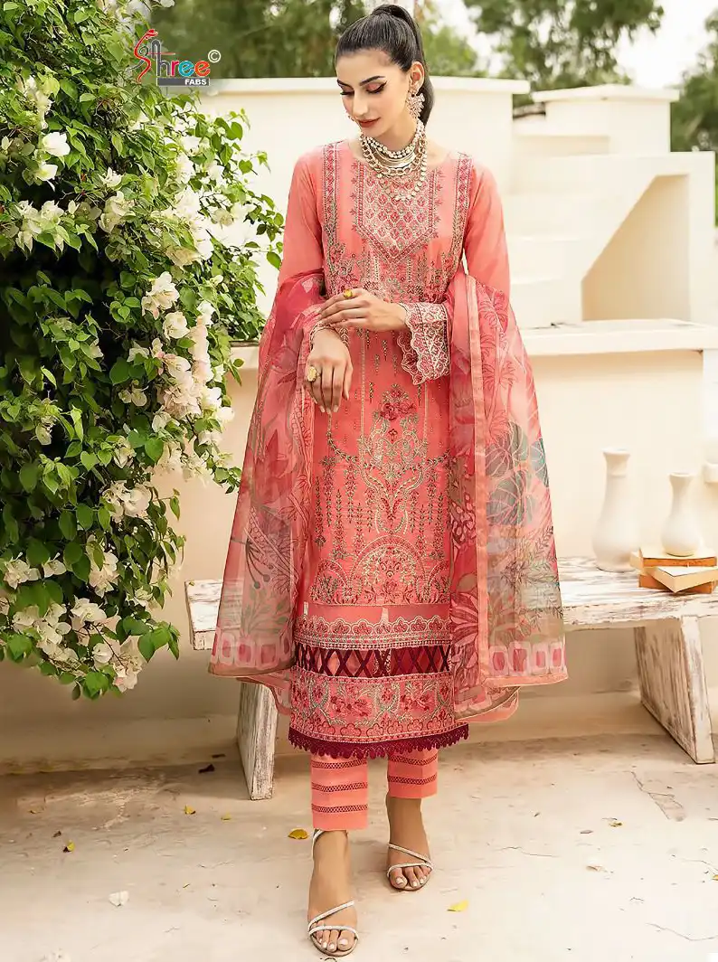 Shree Fabs Chevron Premium Collection Vol 6 Pure Heavy Rayon Wholesale Pakistani Salwar Suit Catalog