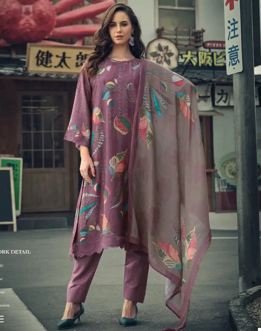 Prm Trendz Summer Bloom Pure Muslina Silk Digital Print Wholesale Fancy Salwar Suit Catalog