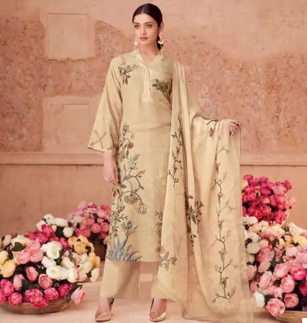 T&M Soha Mario Linen Digital Print Wholesale Fancy Salwar Suit Catalog
