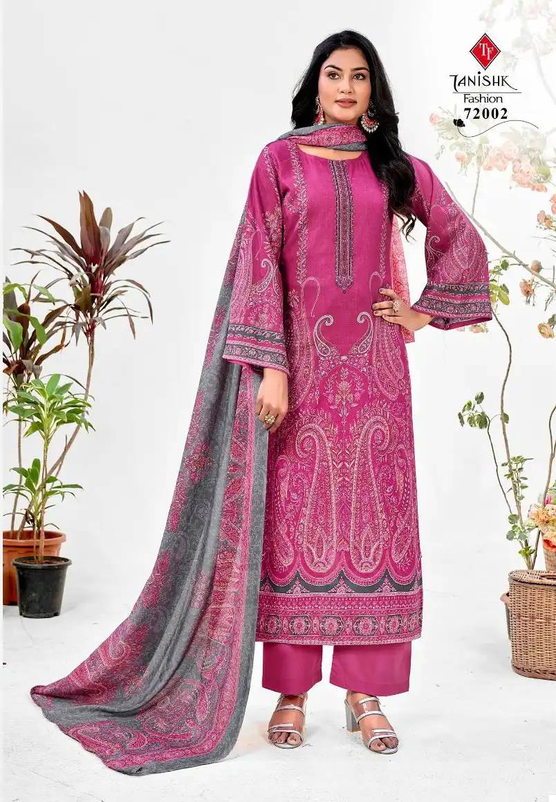 Tanishk Fashion Mehraaz 6 Pure Cambric Cotton Wholesale Pakistani Salwar Suit Catalog - Image 3