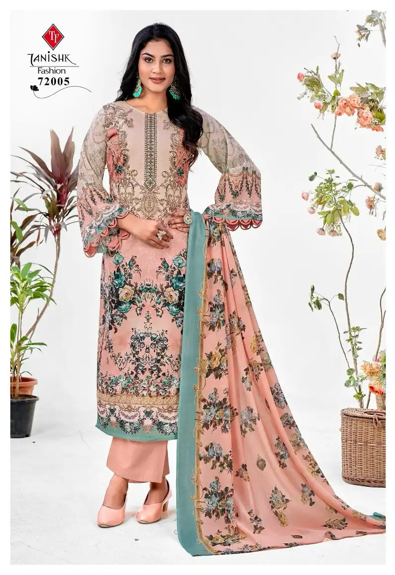 Tanishk Fashion Mehraaz 6 Pure Cambric Cotton Wholesale Pakistani Salwar Suit Catalog - Image 4