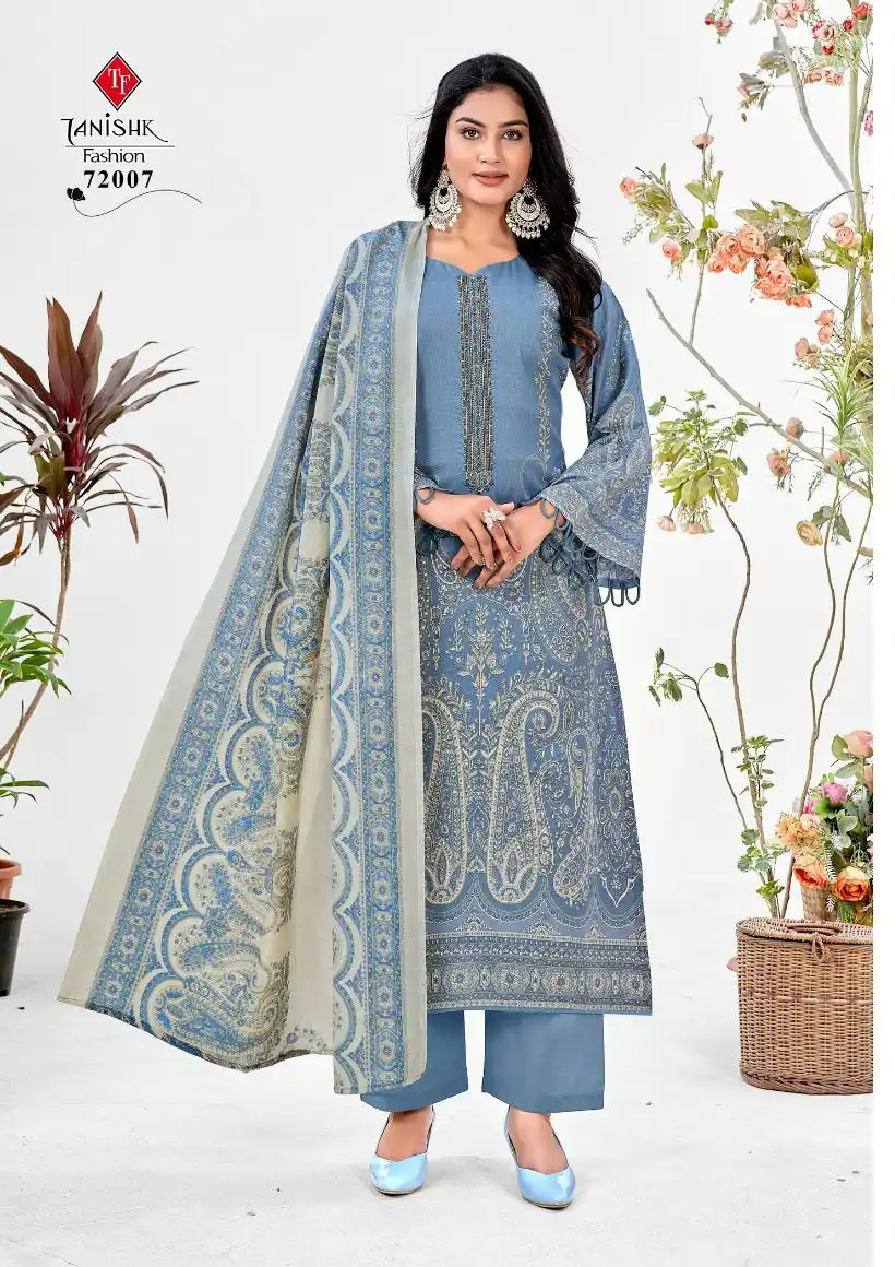 Tanishk Fashion Mehraaz 6 Pure Cambric Cotton Wholesale Pakistani Salwar Suit Catalog - Image 5