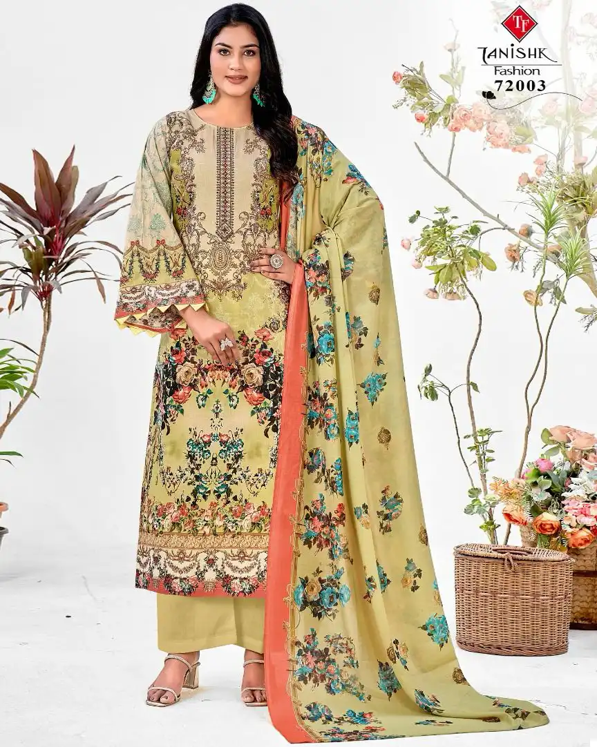 Tanishk Fashion Mehraaz 6 Pure Cambric Cotton Wholesale Pakistani Salwar Suit Catalog