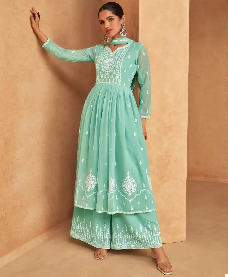 Vamika Shhirat Heavy Georgette Wholesale Designer Readymade Salwar Suit Catalog