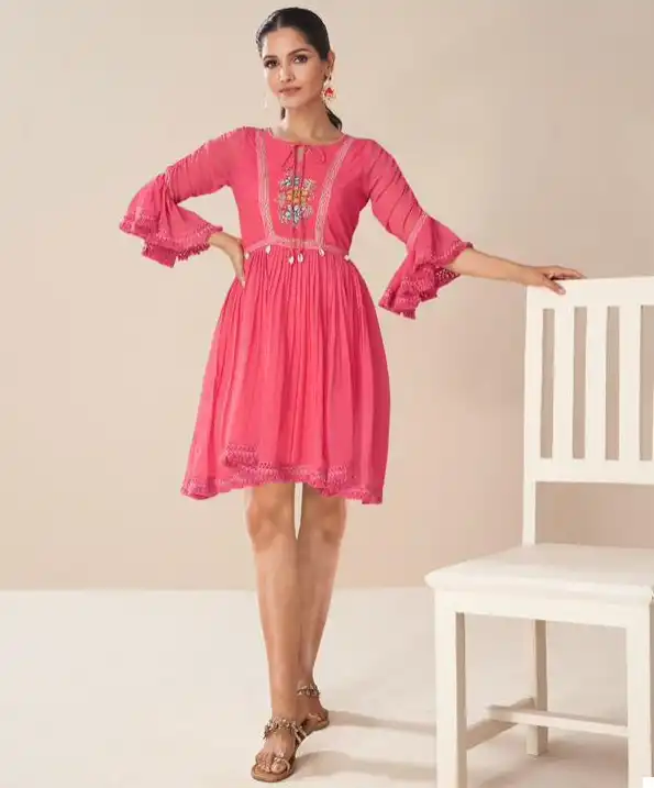 Vamika Tunic Vol 2 Heavy Faux Georgette Wholesale Short Top Catalog