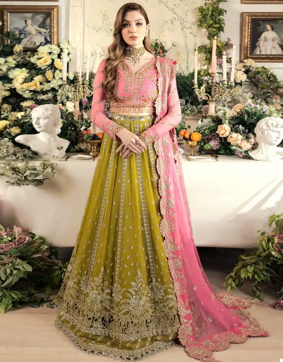 Vardan Ethnic Anamsa 425 Heavy Pure Faux Georgette Wholesale Lehenga