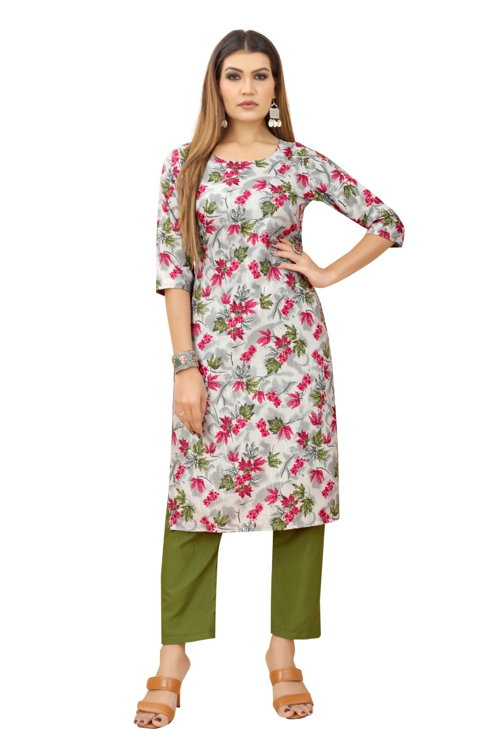 Vardan Ethnic Prime Vol 4 Crepe Wholesale Fancy Kurti Catalog - Image 7