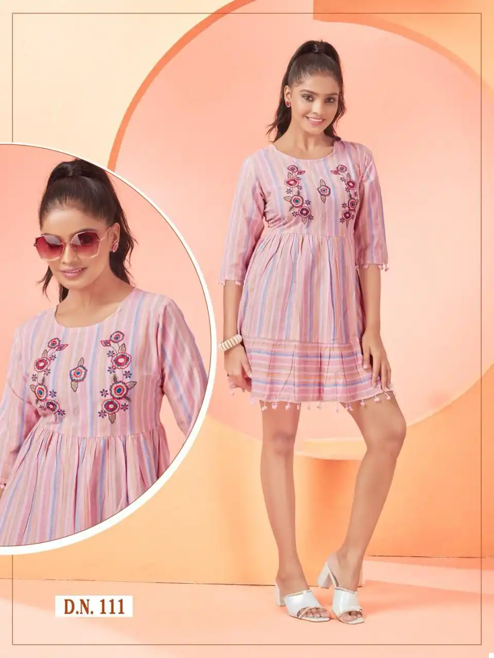 Vardan Ethnic Tunic Vol 1 Cotton Wholesale Fancy Tunic Tops Catalog - Image 2