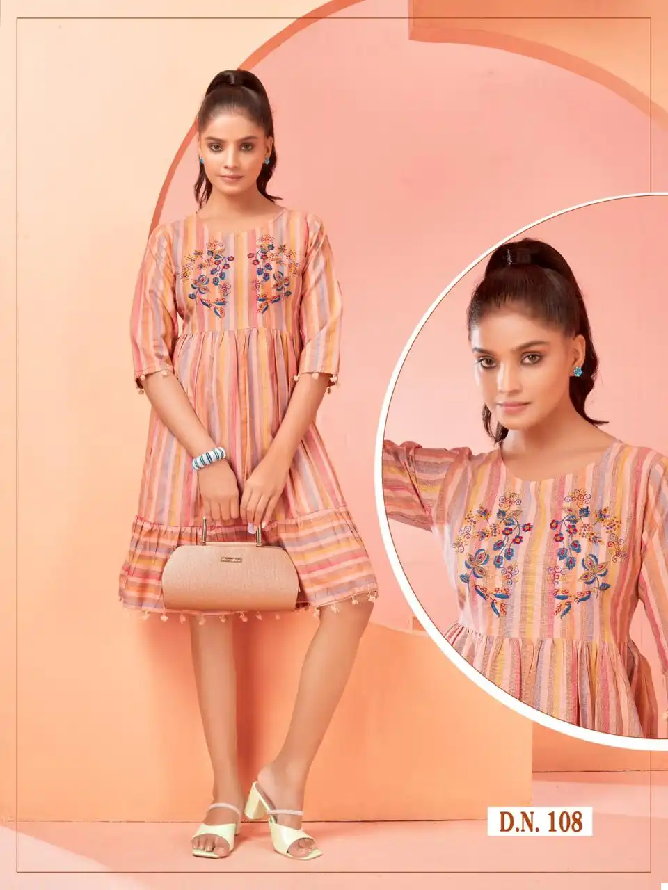 Vardan Ethnic Tunic Vol 1 Cotton Wholesale Fancy Tunic Tops Catalog - Image 4