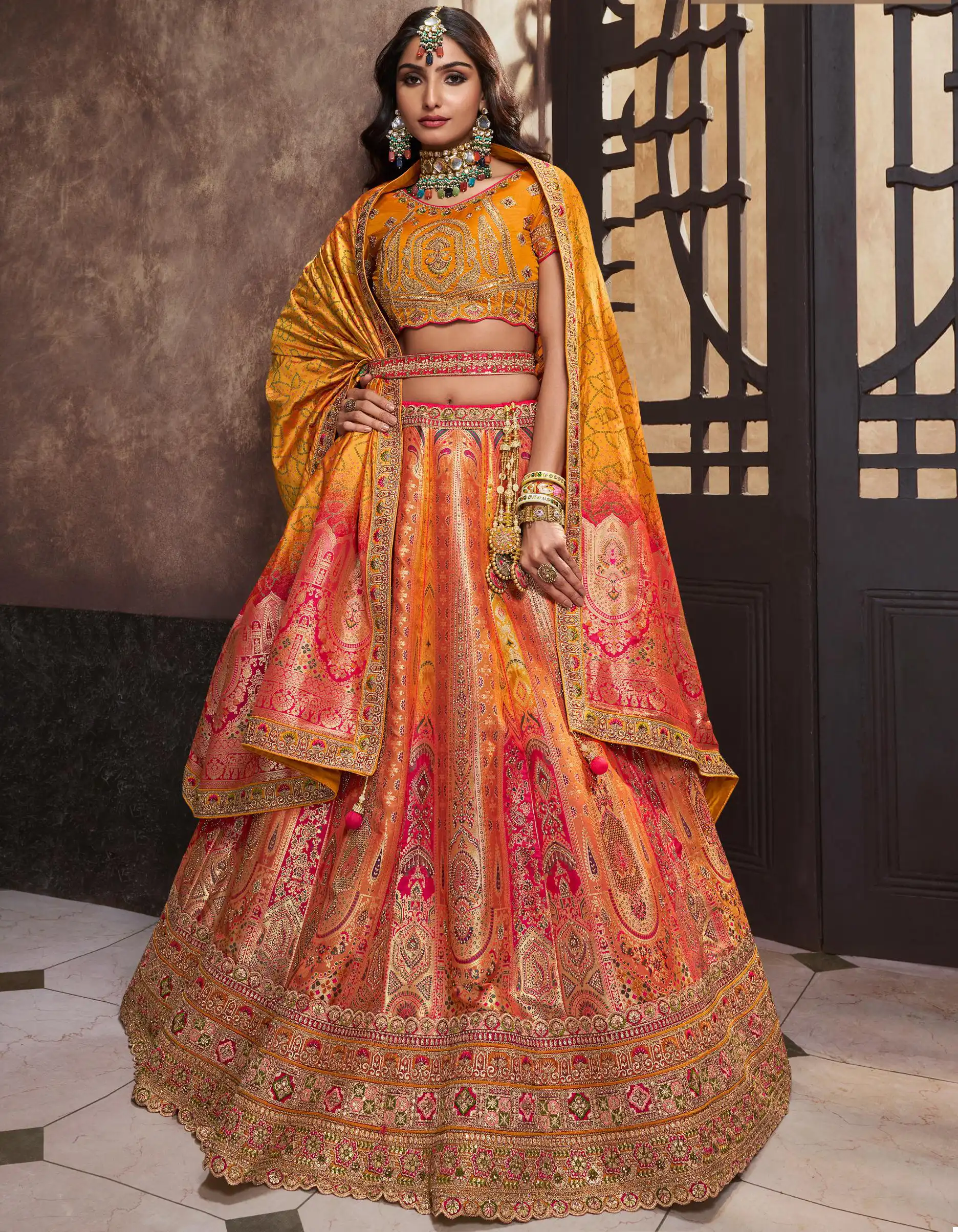 Vardan Ethnic Vrindavan Vol 47 Silk Wholesale Lehenga Catalog