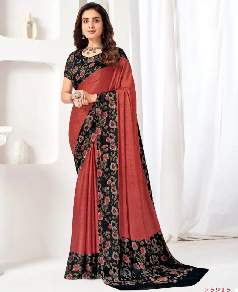 Vipul Jolly Chiffon Pure Chiffon Wholesale Fancy Sarees Catalog