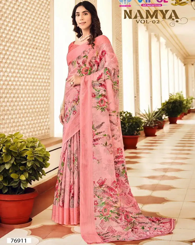 Vipul Namya Vol 2 Chiffon Wholesale Fancy Sarees Catalog