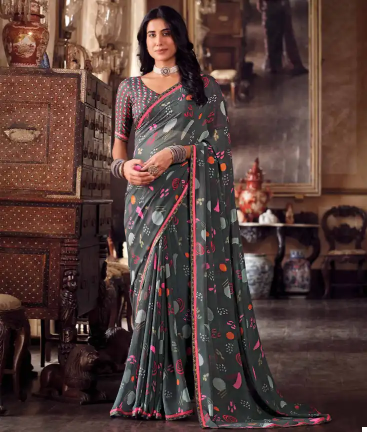 Vipul Titlee Vol 4 Georgette Wholesale Fancy Sarees Catalog