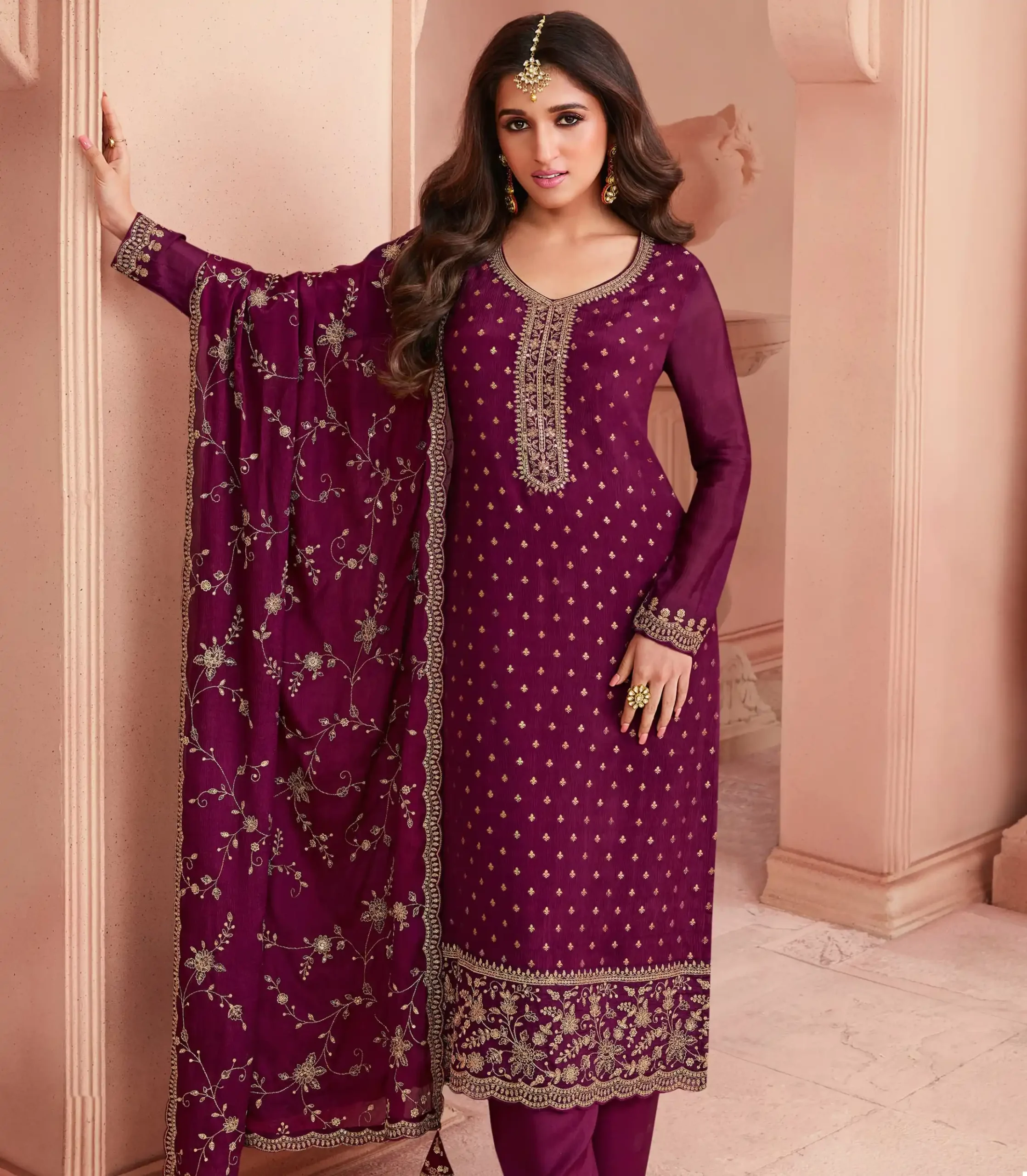 Vinay Fashion Swarnaa Hitlist Dola Jacquard Wholesale Designer Salwar Suit Catalog