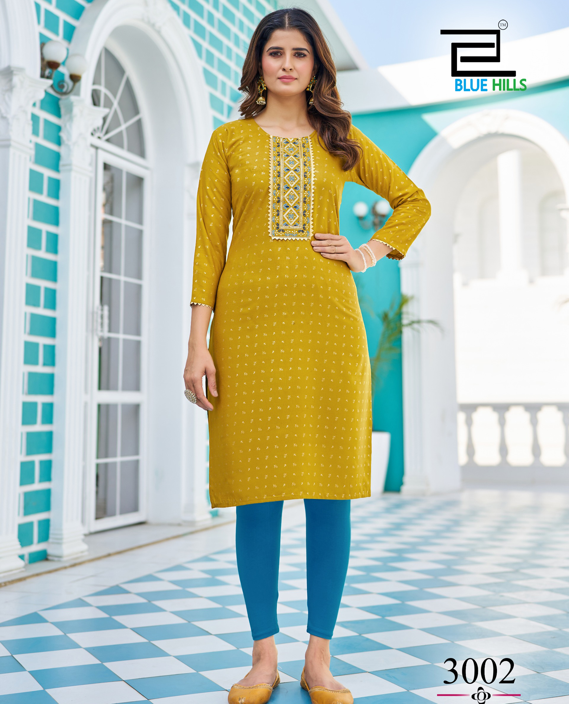 Blue Hills City Light Vol 3 Rayon 14Kg Wholesale Kurtis Catalog