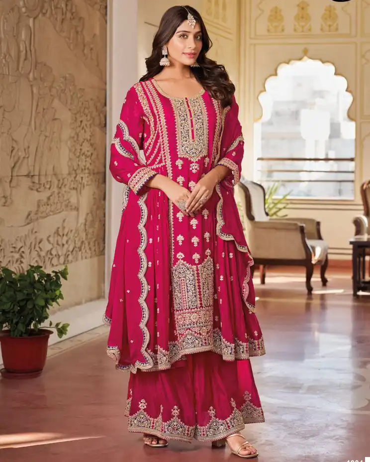 Your Choice Glorina Pure Chinon Wholesale Designer Readymade Salwar Suit Catalog