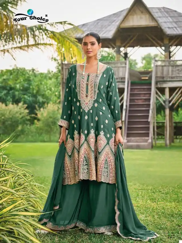 Your Choice Rajori Pure Chinon Wholesale Designer Readymade Salwar Suit Catalog - Image 2