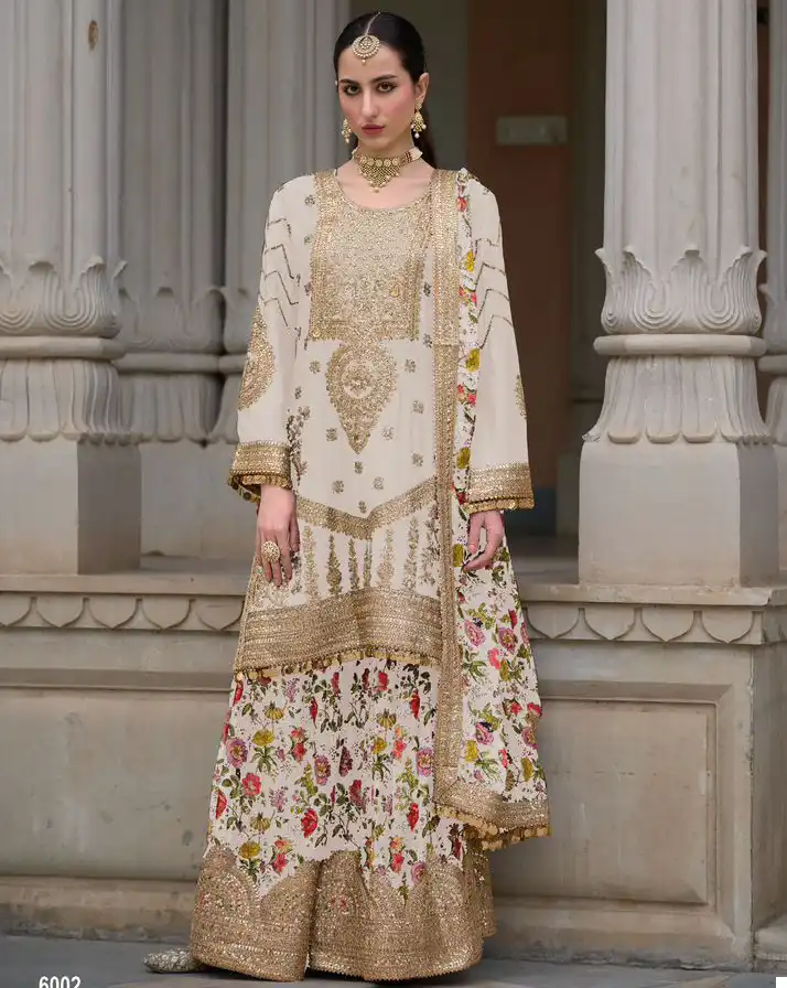 Your Choice Sadaf Pure Chinon Wholesale Designer Readymade Salwar Suit Catalog