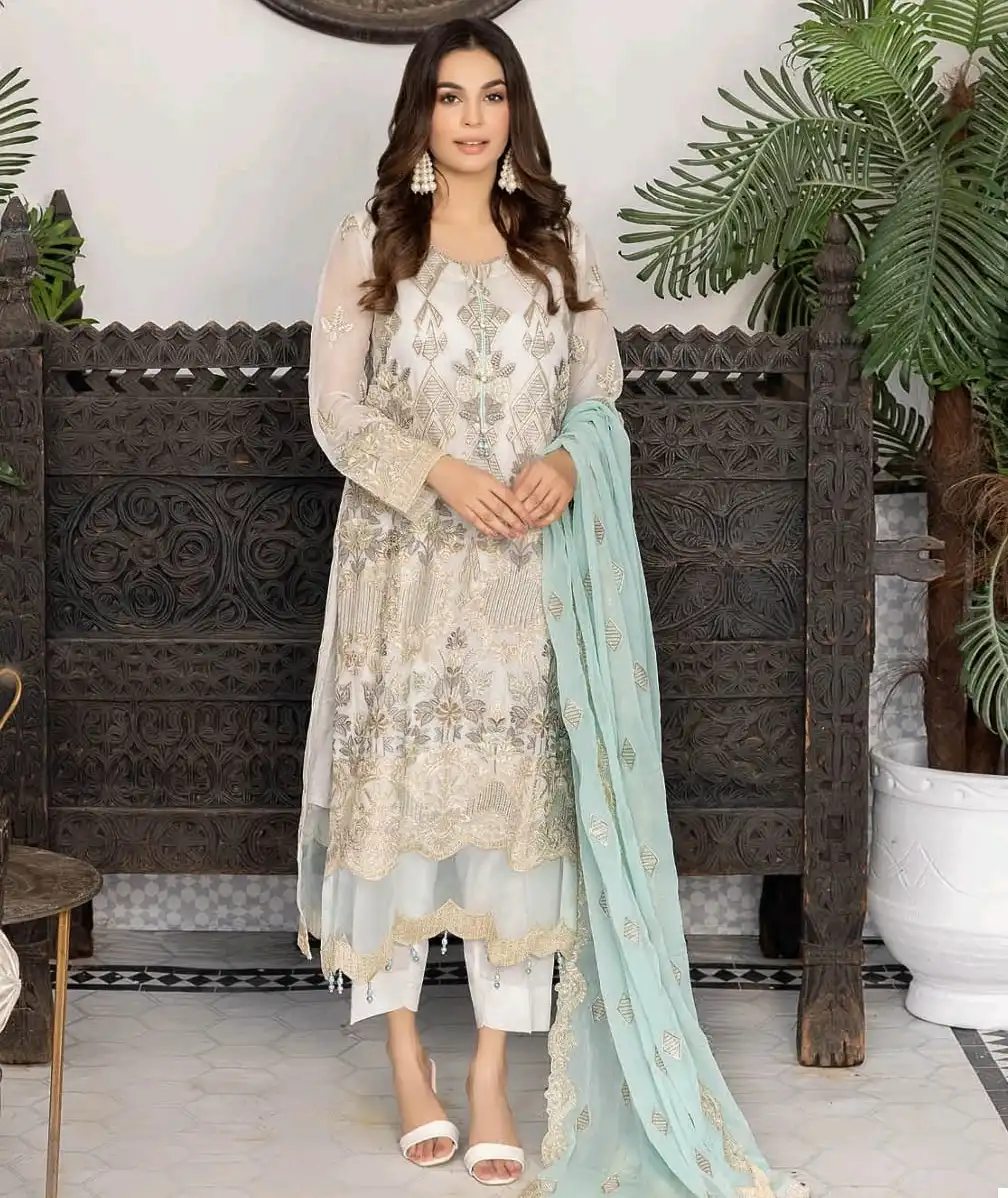 Zaha Afra Vol 1 Georgette Wholesale Pakistani Salwar Suit Catalog