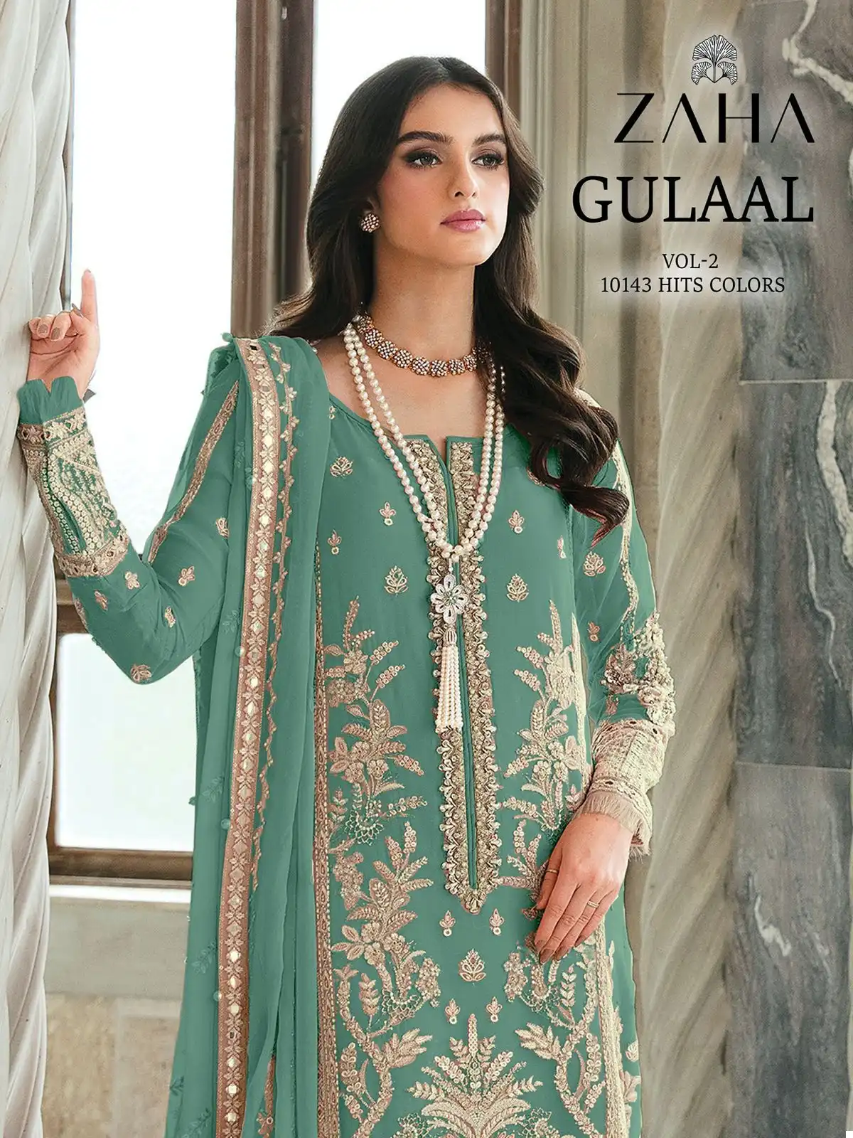 Zaha Gulaal Vol 2 Georgette Wholesale Pakistani Salwar Suit Catalog