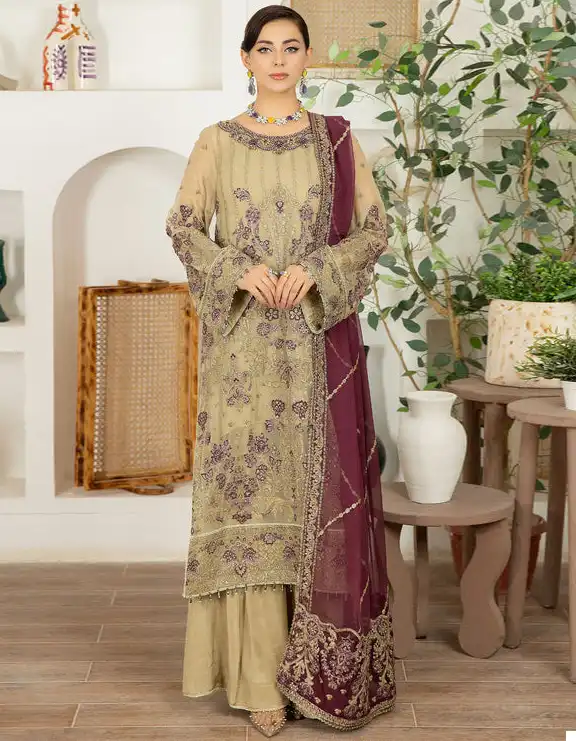 Zaha Khushbu Vol 8 Georgette Wholesale Pakistani Salwar Suit Catalog