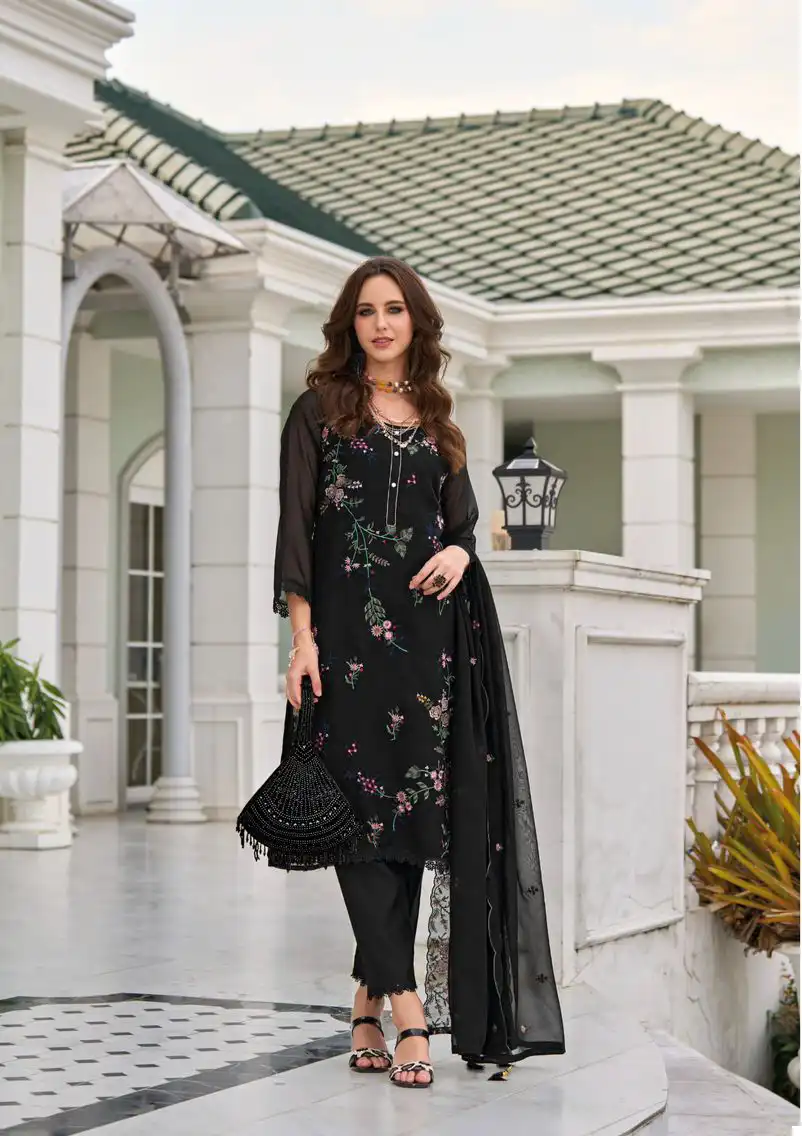 Zaveri Zeeya Heavy Organza Wholesale Designer Readymade Salwar Suit Catalog - Image 2