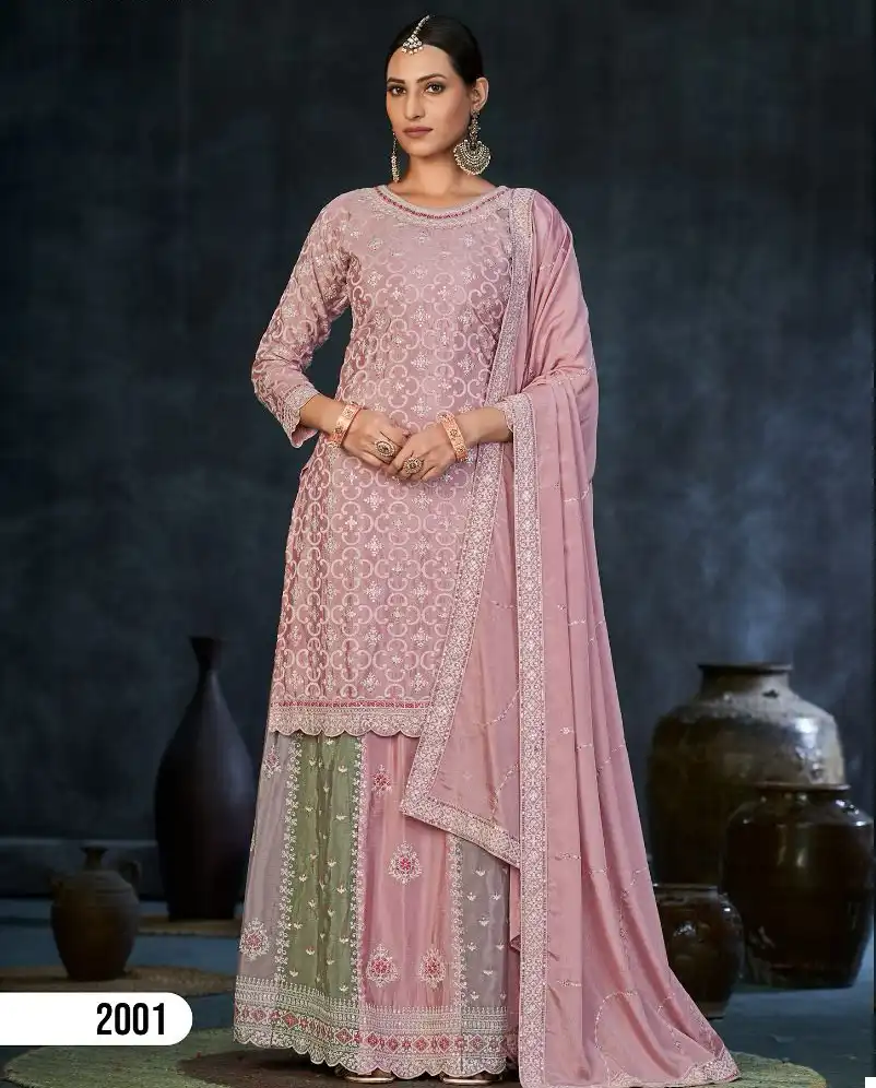Zubeda Innaya Chinon Silk Wholesale Designer Readymade Salwar Suit Catalog