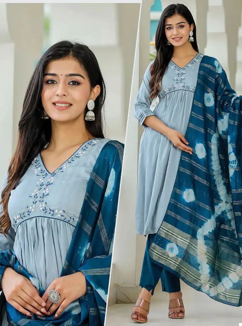 18 Attitude Womaniya Vol 4 Muslin Chiffon Wholesale Readymade Salwar Suit Catalog