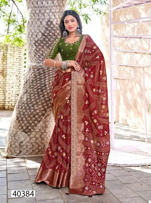 5D Designer Radhe 13 Soft Reshmi Cotton Wholesale Fancy Sarees Catalog - Image 6