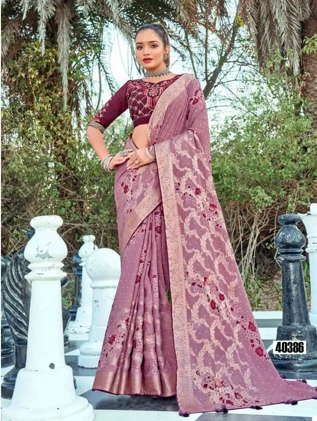 5D Designer Tammana Soft Reshmi Cotton Wholesale Fancy Sarees Catalog - Image 6