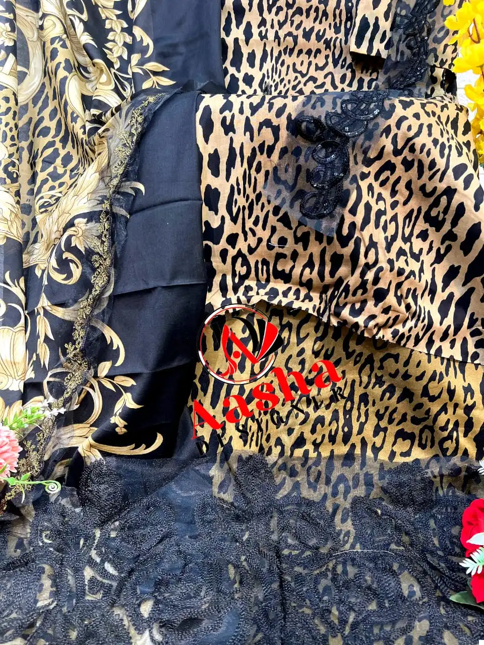 Aasha Designer A S D 1048 Pure Cotton Print Wholesale Pakistani Salwar Suit Catalog - Image 4