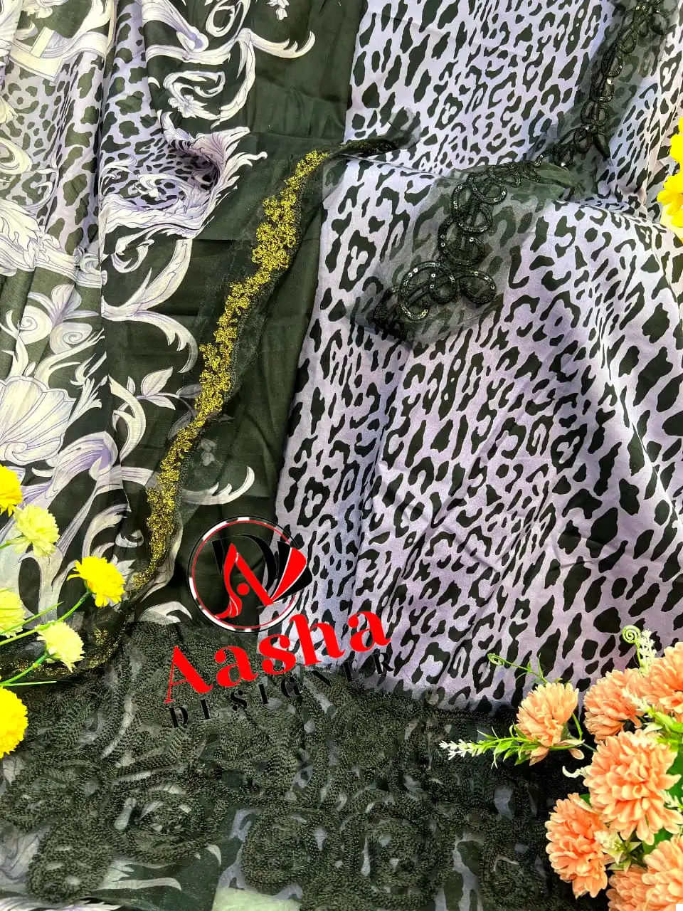 Aasha Designer A S D 1048 Pure Cotton Print Wholesale Pakistani Salwar Suit Catalog - Image 5