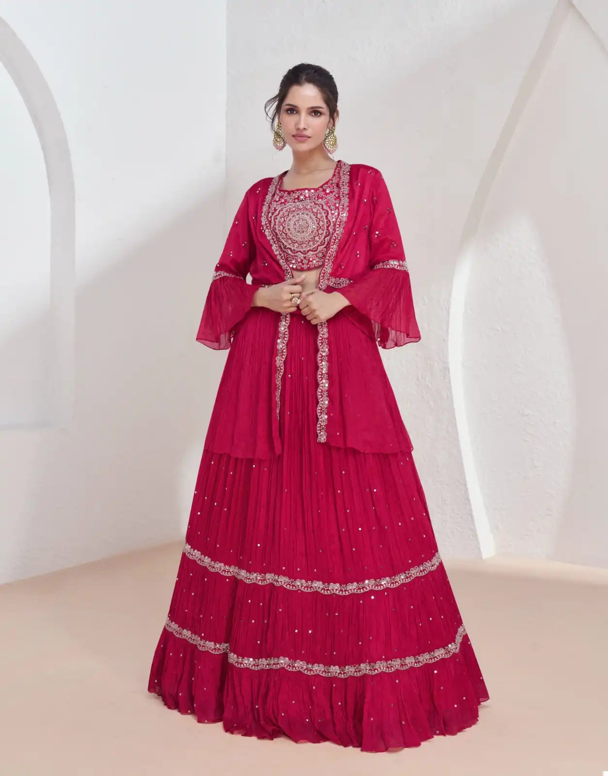 Aashirwad Aarzoo Real Georgette Wholesale Designer Readymade Salwar Suit Catalog - Image 2