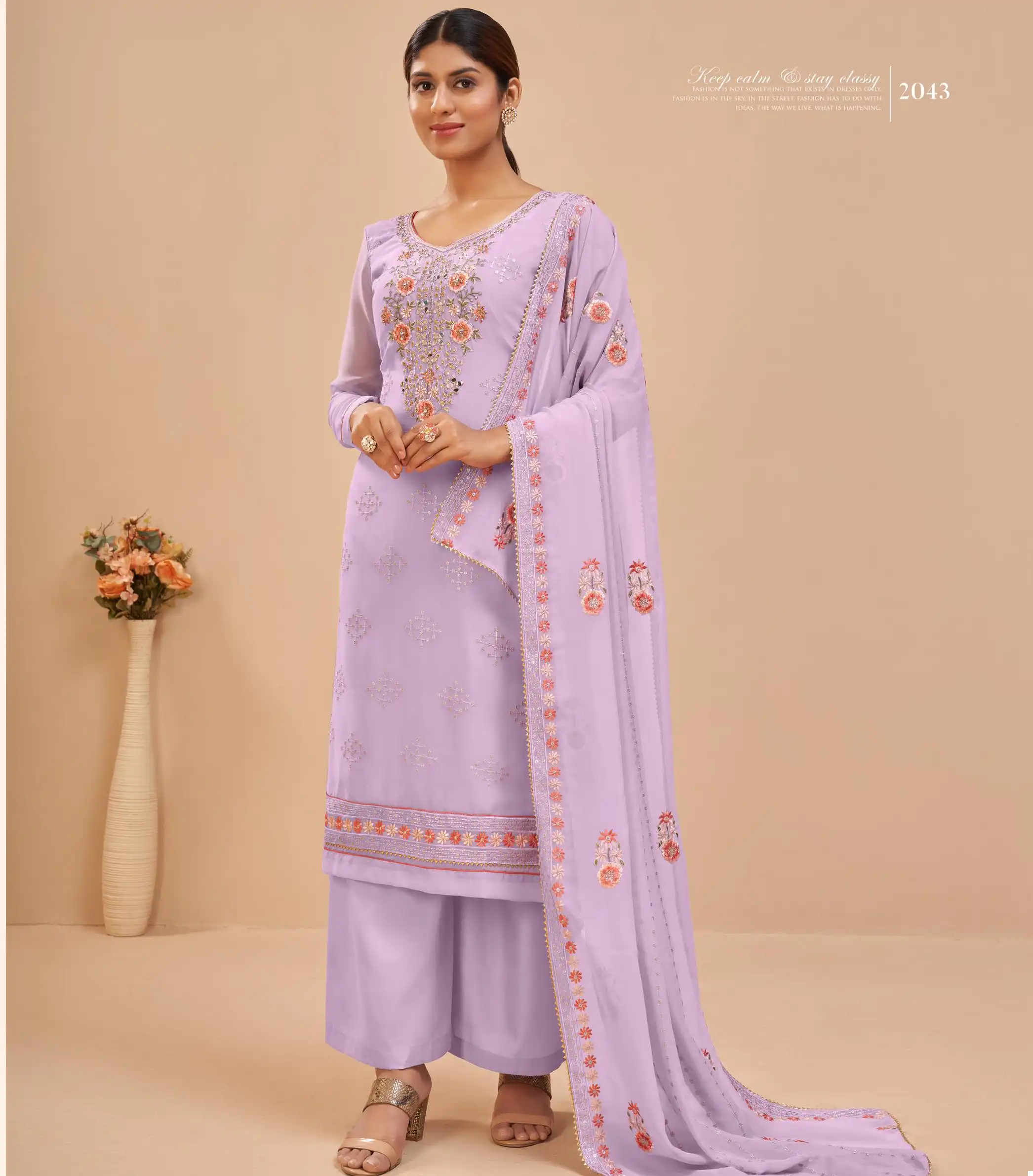 Alizeh 2043 Georgette Wholesale Fancy Salwar Suit