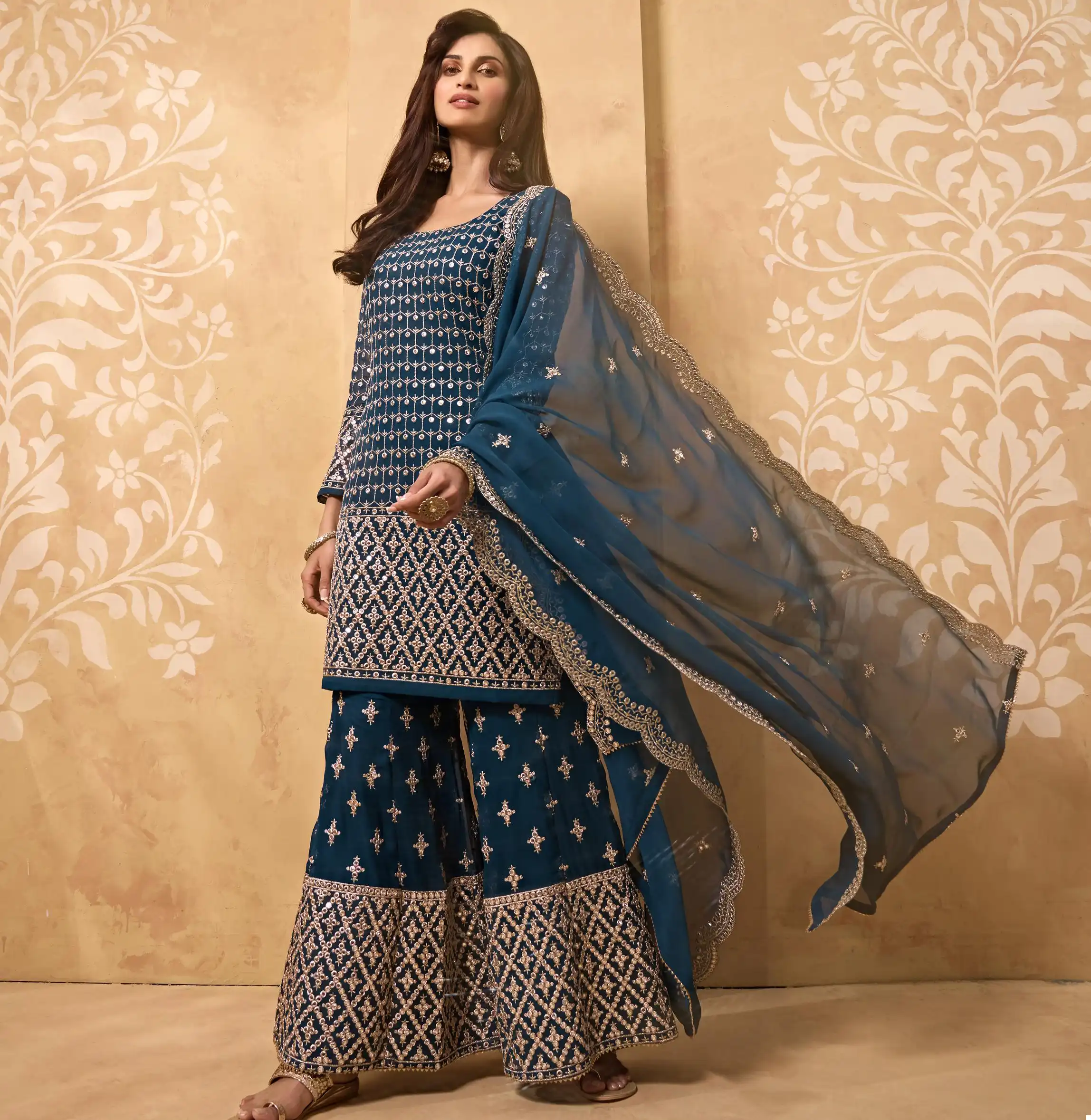 Alizeh Zaida Hit Design 2020 Georgette Wholesale Designer Salwar Suit