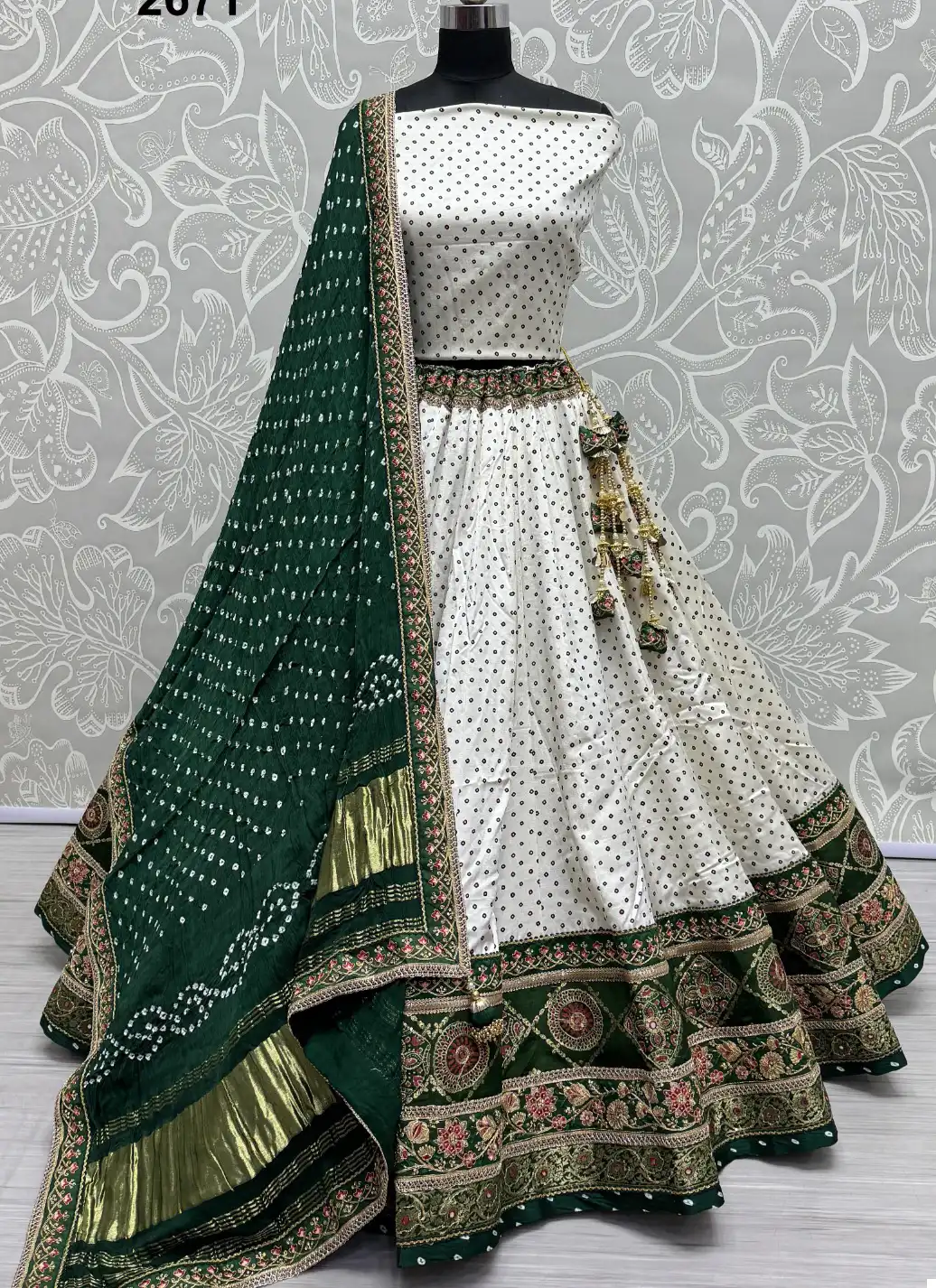 Anjani Art 2671 Viscous Silk Wholesale Lehenga