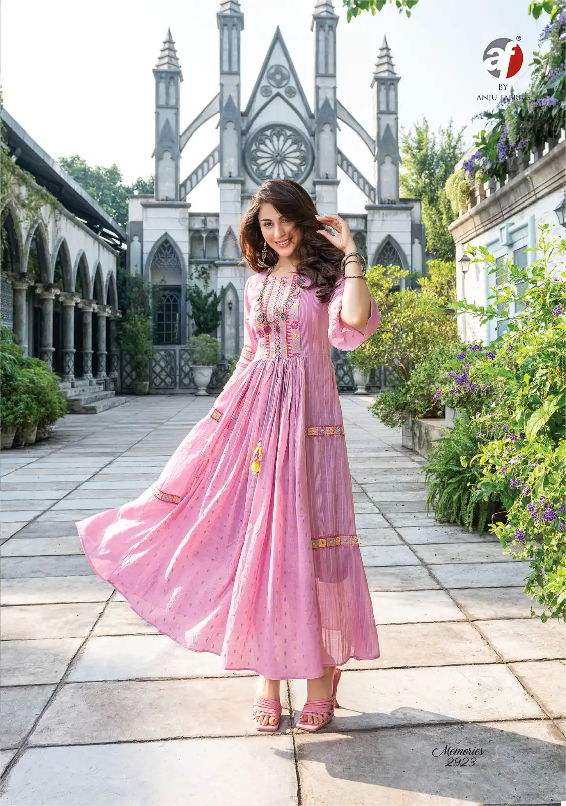 Anju Fabric Memories Vol 4 Mul Cotton Wholesale Readymade Salwar Suit Catalog — Wholesale Salwar Suits, Anju fabric wholesale from Surat - Gallery Image 2