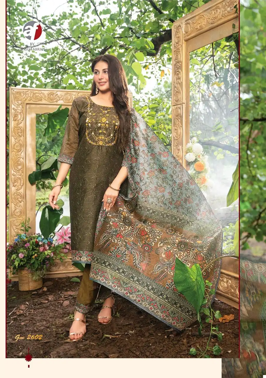 Anju Fabrics Golden Meadows Vol 2 Modal Wholesale Readymade Salwar Suit Catalog — Wholesale Salwar Suits, Anju fabric wholesale from Surat - Gallery Image 2